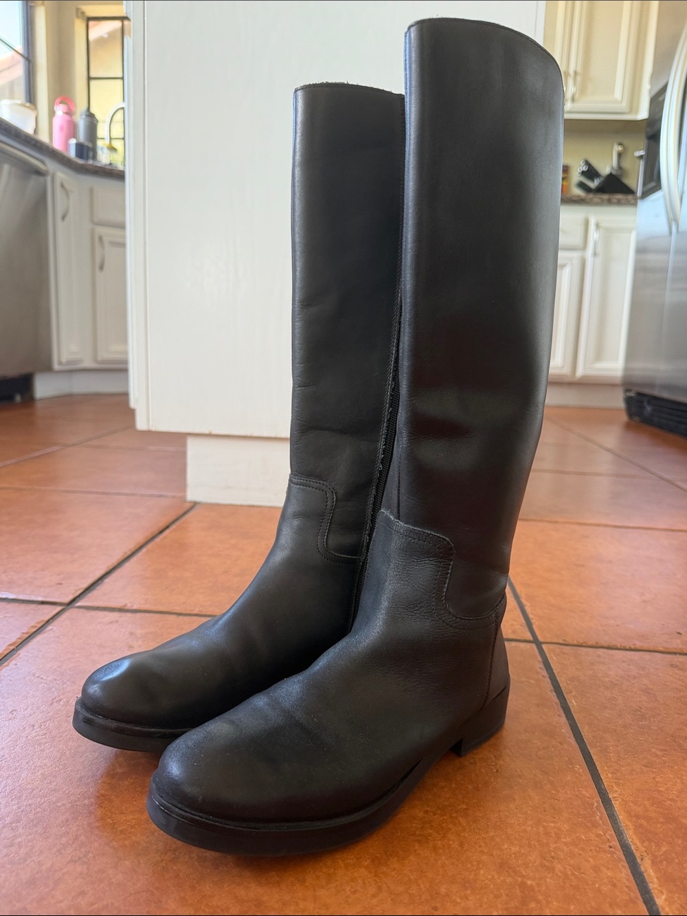 Chelsea Crew Bolero Tall Black Leather Riding Boots